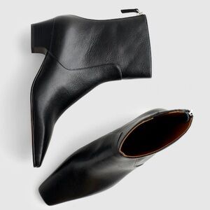 Madewell The Lexie Ankle Boot black, SIZE 8 1/2 US